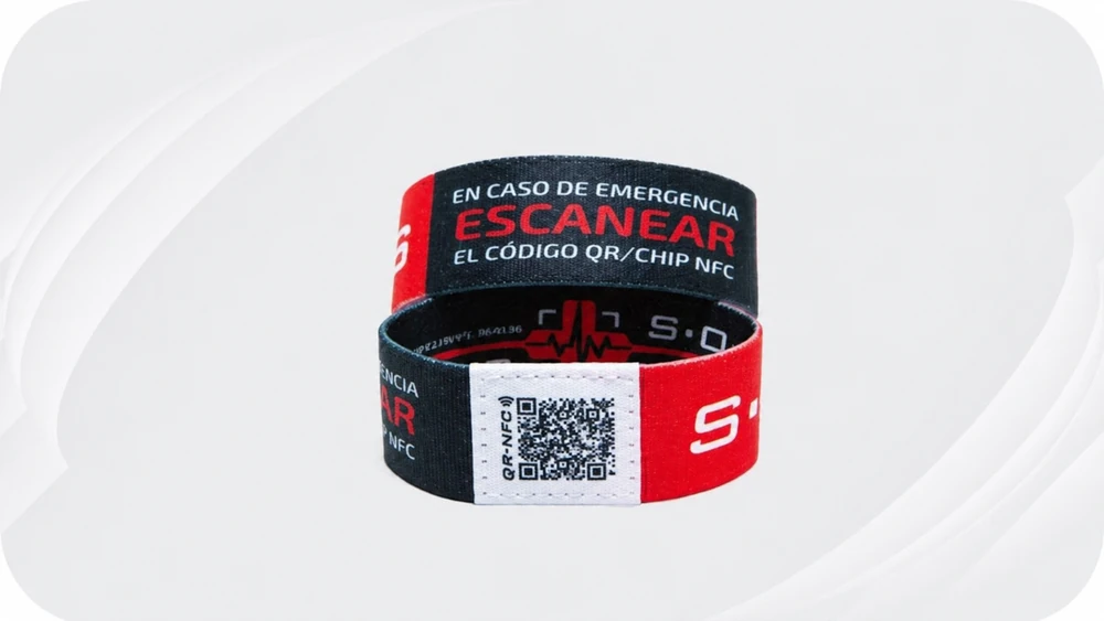 Pulsera Sanitam QR